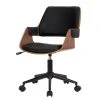 Mørteens Chaise de bureau Luumaki - Imitation cuir - Noir / Noyer 2 Mørteens Chaise de bureau Luumaki - Imitation cuir - Noir / Noyer -Chaises Soldes 1000210873 200814 11093600072 IMAGE P000000001000210873