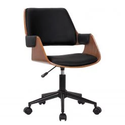 Mørteens Chaise de bureau Luumaki - Imitation cuir - Noir / Noyer 23 Mørteens Chaise de bureau Luumaki - Imitation cuir - Noir / Noyer -Chaises Soldes 1000210873 200814 11093700074 DETAILS P000000001000210873