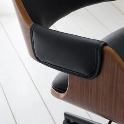 Mørteens Chaise de bureau Luumaki - Imitation cuir - Noir / Noyer 34 Mørteens Chaise de bureau Luumaki - Imitation cuir - Noir / Noyer -Chaises Soldes 1000210873 210129 12411800007 DETAILS P000000001000210873