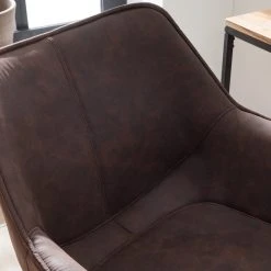 Ars manufacti Chaise de bureau Nurmes - Microfibre / Matière plastique - Marron vintage / Noir 24 Ars manufacti Chaise de bureau Nurmes - Microfibre / Matière plastique - Marron vintage / Noir -Chaises Soldes 1000210875 210125 15204700004 DETAILS P000000001000210875