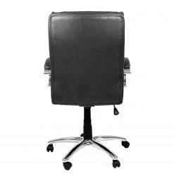 Furnitive Fauteuil de bureau Blackford XXL - Imitation cuir / Métal - Gris / Chrome -Chaises Soldes 1000211328 200511 14230200006 DETAILS P000000001000211328