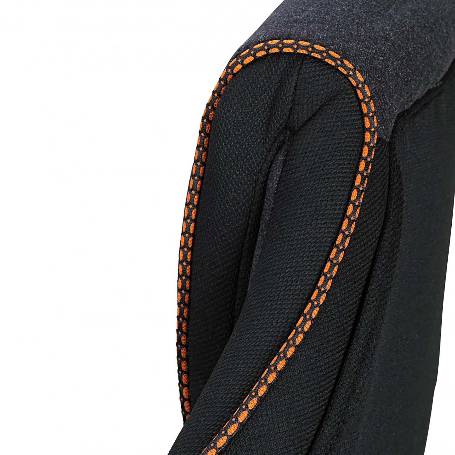 Furnitive Chaise gamer Vance - Tissu / Tissage à plat - Noir / Orange 9 Furnitive Chaise gamer Vance - Tissu / Tissage à plat - Noir / Orange – Image 7