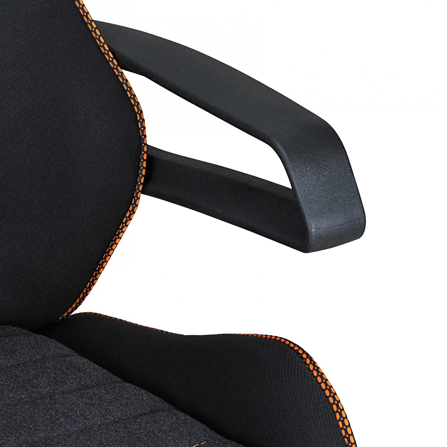 Furnitive Chaise gamer Vance - Tissu / Tissage à plat - Noir / Orange 10 Furnitive Chaise gamer Vance - Tissu / Tissage à plat - Noir / Orange – Image 8