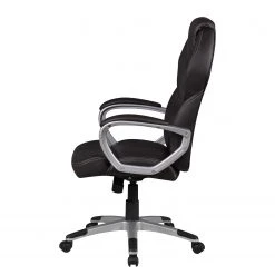 Furnitive Fauteuil de bureau Dalston - Imitation cuir / Aluminium - Marron -Chaises Soldes 1000211736 200506 12473300164 DETAILS P000000001000211736