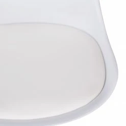 Furnitive Chaise pivotante Kahoka - Imitation cuir / Métal - Chrome - Blanc -Chaises Soldes 1000211737 200506 12473400172 DETAILS P000000001000211737