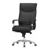 Furnitive Fauteuil de bureau Caracol - Imitation cuir / Aluminium - Noir -Chaises Soldes 1000211764 200506 12474000374 IMAGE P000000001000211764