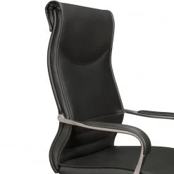 Furnitive Fauteuil de bureau Caracol - Imitation cuir / Aluminium - Noir -Chaises Soldes 1000211764 200506 12474000380 DETAILS P000000001000211764