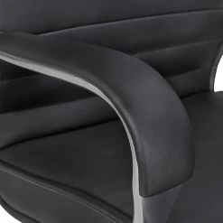 Furnitive Fauteuil de bureau Caracol - Imitation cuir / Aluminium - Noir -Chaises Soldes 1000211764 200506 12474000381 DETAILS P000000001000211764