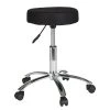 Furnitive Tabouret de bureau Bracey - Métal - Noir / Chrome -Chaises Soldes 1000211767 200506 12474100399 IMAGE P000000001000211767