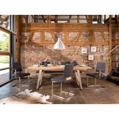 GWINNER Chaise cantilever Nina II - Cuir Toledo : Noir -Chaises Soldes 1000213664 220701 021 MOOD DETAILS P000000001000213664 mood