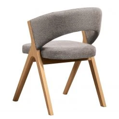 GWINNER Chaise à accoudoirs Susann - Tissu Florida : 118 Greige -Chaises Soldes 1000213671 200529 06235300081 DETAILS P000000001000213671