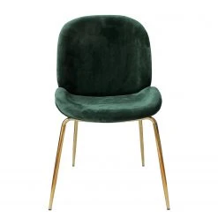 Kayoom Chaises capitonnées Charlize (lot de 2) - Velours / Métal - Laiton - Vert 11 Kayoom Chaises capitonnées Charlize (lot de 2) - Velours / Métal - Laiton - Vert -Chaises Soldes 1000214137 200529 06023600003 DETAILS P000000001000214137