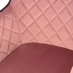 Kayoom Chaise à accoudoirs Amino - Velours / Acier - Rose / Doré -Chaises Soldes 1000214199 200529 06045300169 DETAILS P000000001000214199
