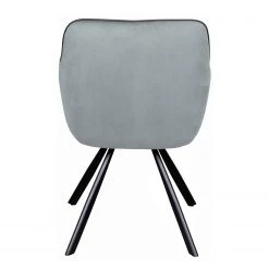 Kayoom Chaise à accoudoirs Eann - Velours / Fer - Noir - Gris 13 Kayoom Chaise à accoudoirs Eann - Velours / Fer - Noir - Gris -Chaises Soldes 1000214206 200529 06054100230 DETAILS P000000001000214206