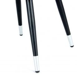 Kayoom Chaise à accoudoirs Amino - Velours / Acier - Noir / Argenté 15 Kayoom Chaise à accoudoirs Amino - Velours / Acier - Noir / Argenté -Chaises Soldes 1000214228 200529 06074600390 DETAILS P000000001000214228