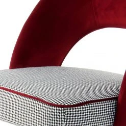 Kayoom Chaises capitonnées Courtney (lot de 2) - Velours / Partiellement en eucalyptus massif - Rouge / Doré 14 Kayoom Chaises capitonnées Courtney (lot de 2) - Velours / Partiellement en eucalyptus massif - Rouge / Doré -Chaises Soldes 1000214237 200529 06084600468 DETAILS P000000001000214237