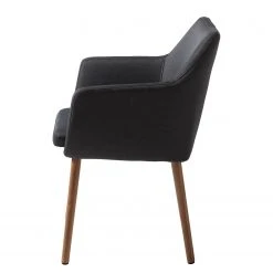 Mørteens Chaises à accoudoirs Nicholas XXL - Tissu Cors: Anthracite - 1 chaise -Chaises Soldes 1000215111 210115 06103400003 DETAILS P000000001000215111