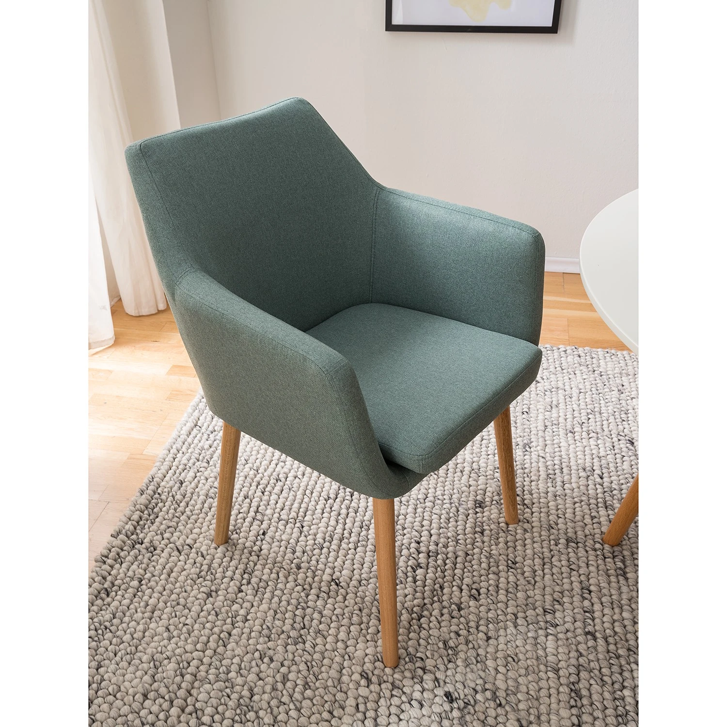 Mørteens Chaises à accoudoirs Nicholas XXL - Tissu Cors: Gris menthe - 1 chaise 5 Mørteens Chaises à accoudoirs Nicholas XXL - Tissu Cors: Gris menthe - 1 chaise – Image 3