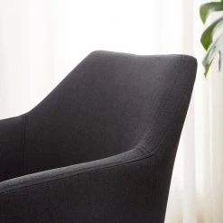 Mørteens Chaises à accoudoirs Nicholas I - Tissu Cors: Anthracite - 1 chaise -Chaises Soldes 1000215123 210115 12245700034 DETAILS P000000001000215123