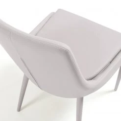 Loftscape Chaises capitonnées Doyline II (2 él.) - Tissu / Imitation cuir - Beige -Chaises Soldes 1000216151 200623 13431800018 DETAILS P000000001000216151