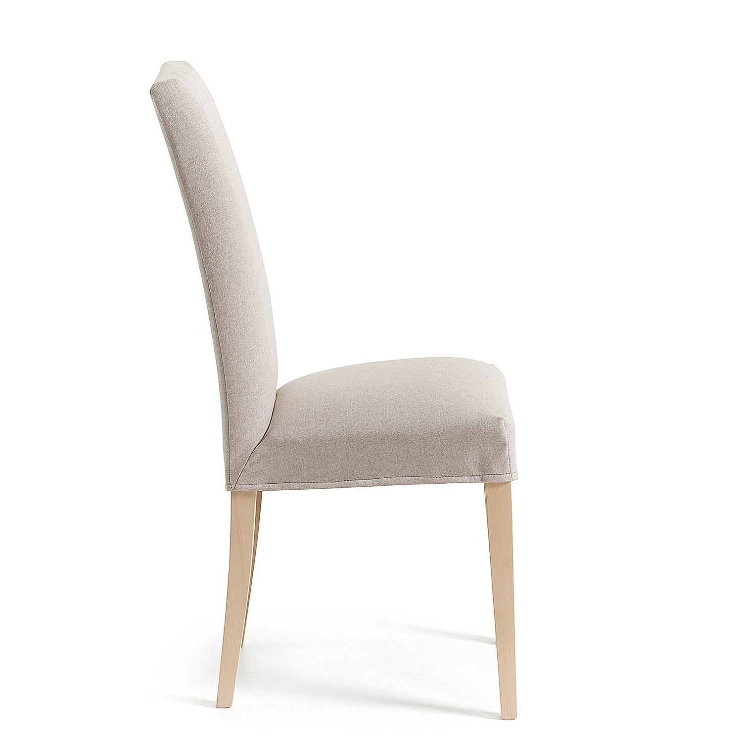 Maison Belfort Chaises capitonnées Ellerby I (lot de 2) - Tissu / Hêtre massif - Hêtre - Beige 4 Maison Belfort Chaises capitonnées Ellerby I (lot de 2) - Tissu / Hêtre massif - Hêtre - Beige – Image 2