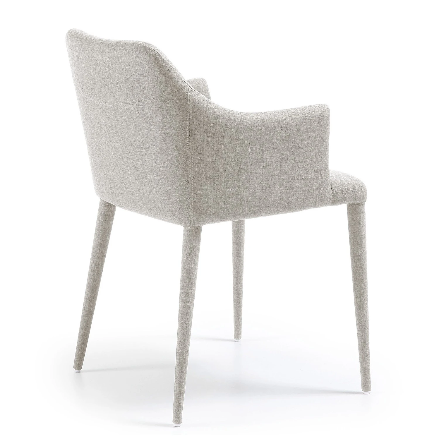 Loftscape Chaises à accoudoirs Dayline I (2 él.) - Tissu / Acier - Gris clair 5 Loftscape Chaises à accoudoirs Dayline I (2 él.) - Tissu / Acier - Gris clair – Image 3