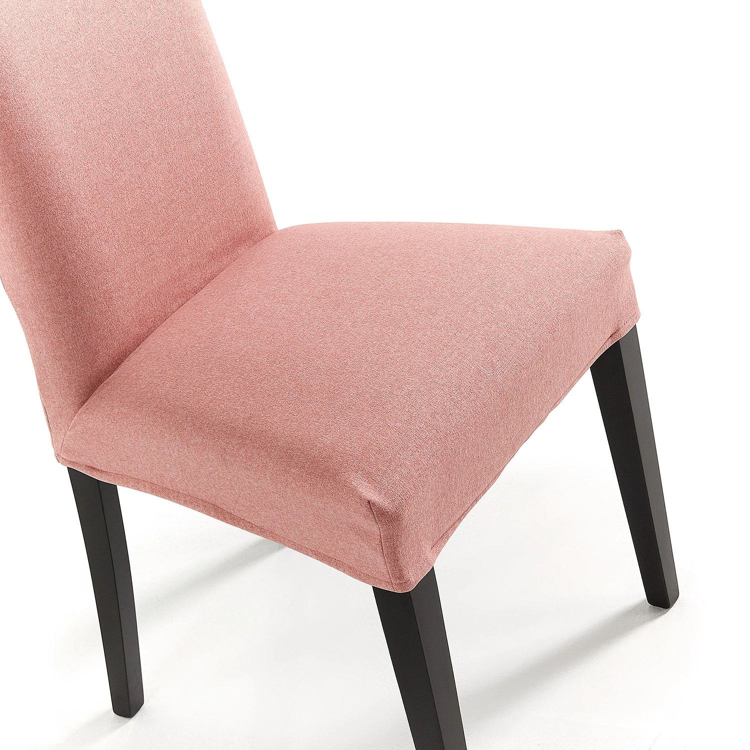 Ars Natura Chaise capitonnée Ellerby III (lot de 2) - Tissu / Hêtre massif - Noir - Abricot 6 Ars Natura Chaise capitonnée Ellerby III (lot de 2) - Tissu / Hêtre massif - Noir - Abricot – Image 4