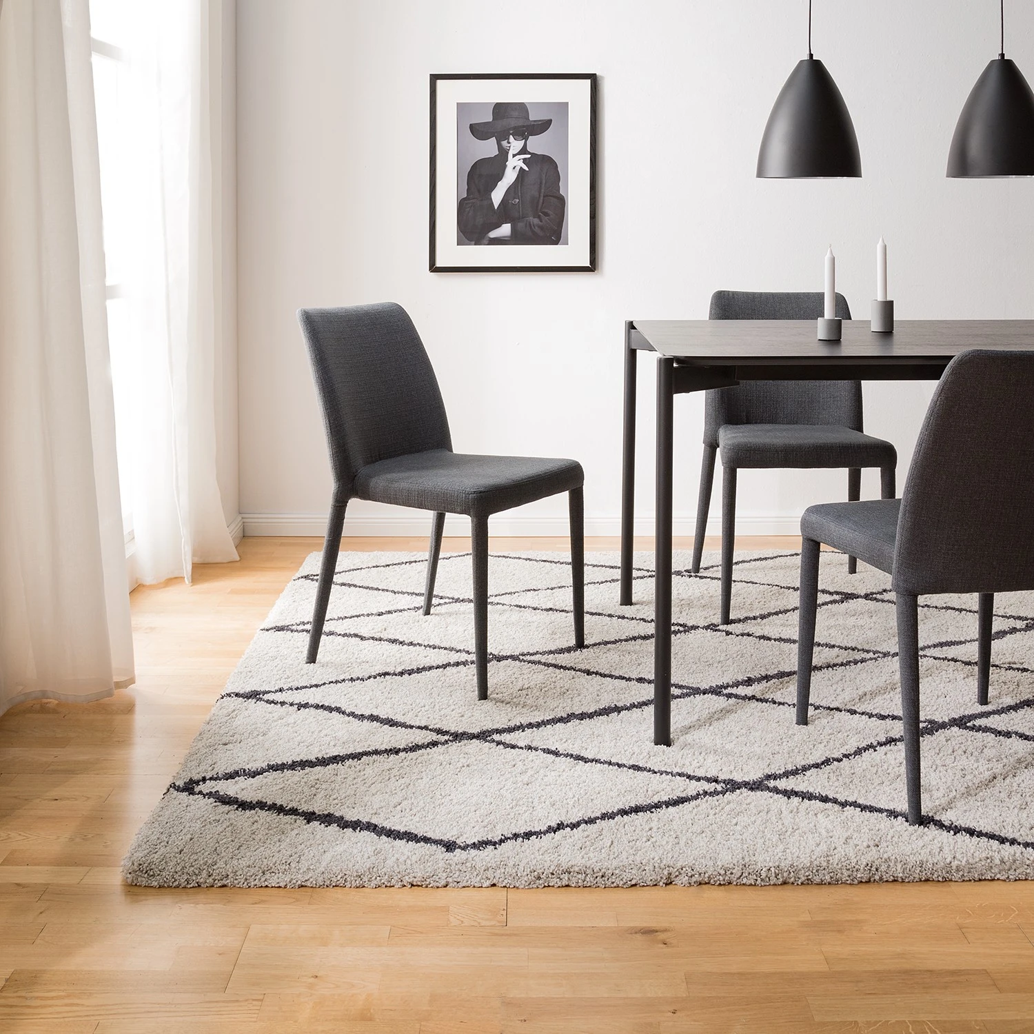 Fredriks Chaises Randle (lot de 2) - Tissu / Fer - Gris 13 Fredriks Chaises Randle (lot de 2) - Tissu / Fer - Gris – Image 11