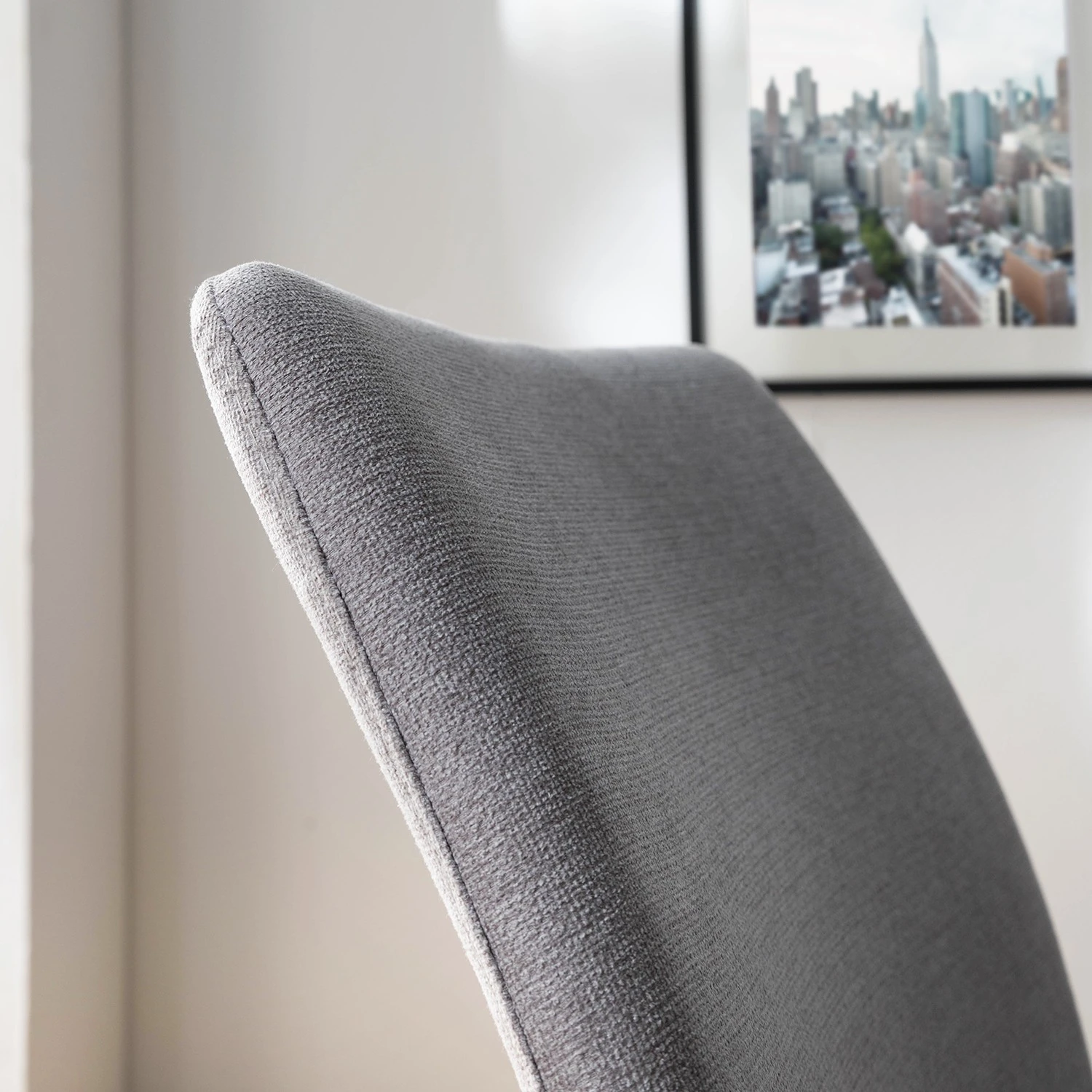 Fredriks Chaises Wines (lot de 2) - Tissu / Fer - Gris clair 14 Fredriks Chaises Wines (lot de 2) - Tissu / Fer - Gris clair – Image 12