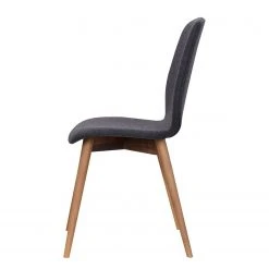 Studio Copenhagen Chaises capitonnées Helvig (lot de 2) - Tissu composite Vedi: Anthracite - Noyer 10 Studio Copenhagen Chaises capitonnées Helvig (lot de 2) - Tissu composite Vedi: Anthracite - Noyer -Chaises Soldes 1000216626 200820 06152200013 DETAILS P000000001000216626