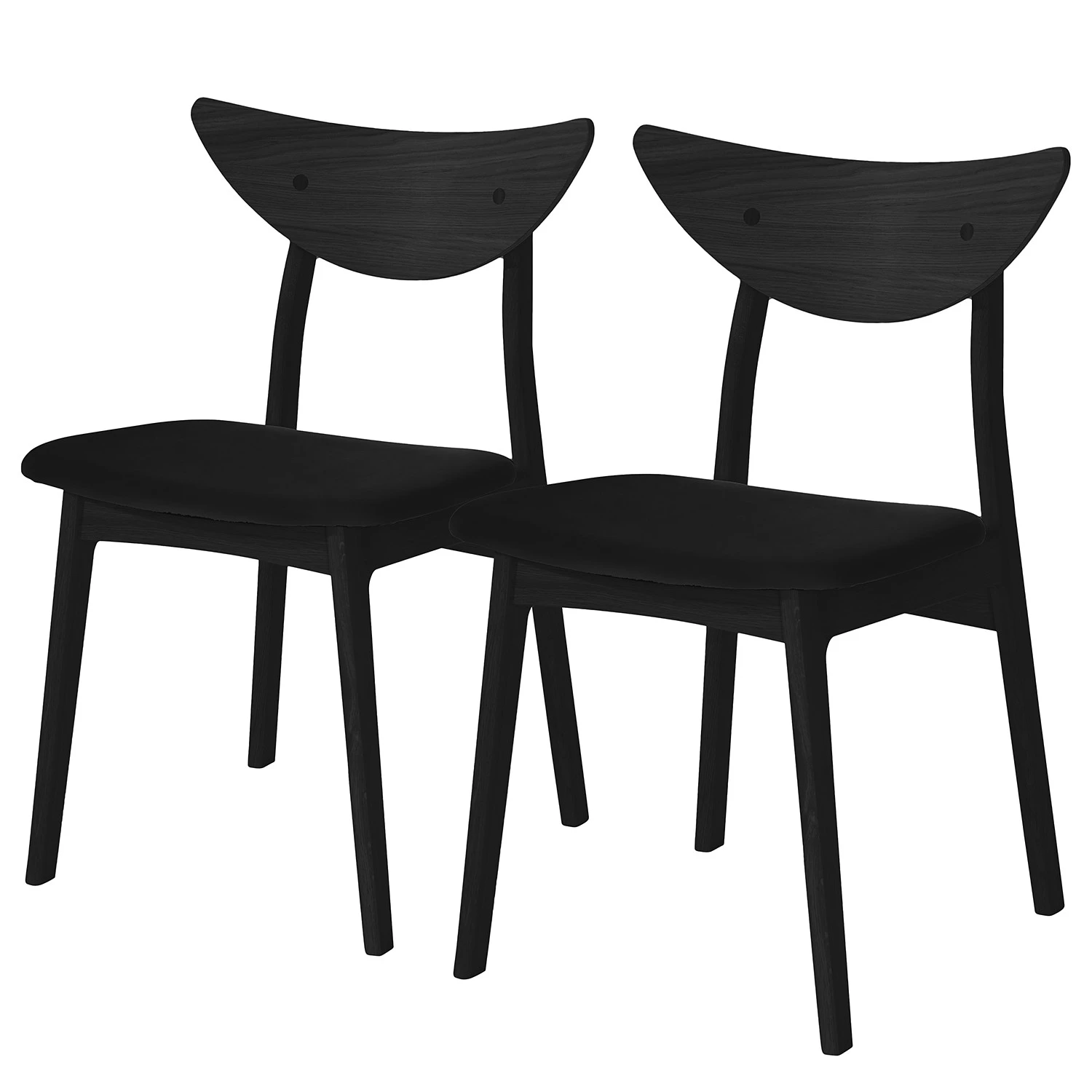 Studio Copenhagen Chaise Feron (lot de 2) - Chêne noir 3 Studio Copenhagen Chaise Feron (lot de 2) - Chêne noir