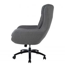 Jack & Alice Fauteuil de bureau Bracon II - Tissé à plat / Nylon - Gris foncé / Noir -Chaises Soldes 1000218350 220330 035 DETAILS P000000001000218350