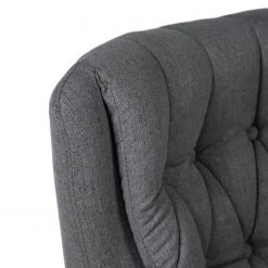 Jack & Alice Fauteuil de bureau Bracon II - Tissé à plat / Nylon - Gris foncé / Noir -Chaises Soldes 1000218350 220330 045 DETAILS P000000001000218350