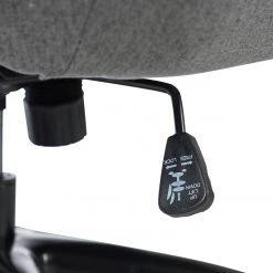 Jack & Alice Fauteuil de bureau Bracon II - Tissé à plat / Nylon - Gris foncé / Noir -Chaises Soldes 1000218350 220330 065 DETAILS P000000001000218350