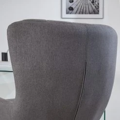 Jack & Alice Fauteuil de bureau Bracon II - Tissé à plat / Nylon - Gris foncé / Noir -Chaises Soldes 1000218350 220630 025 MOOD DETAILS P000000001000218350 mood