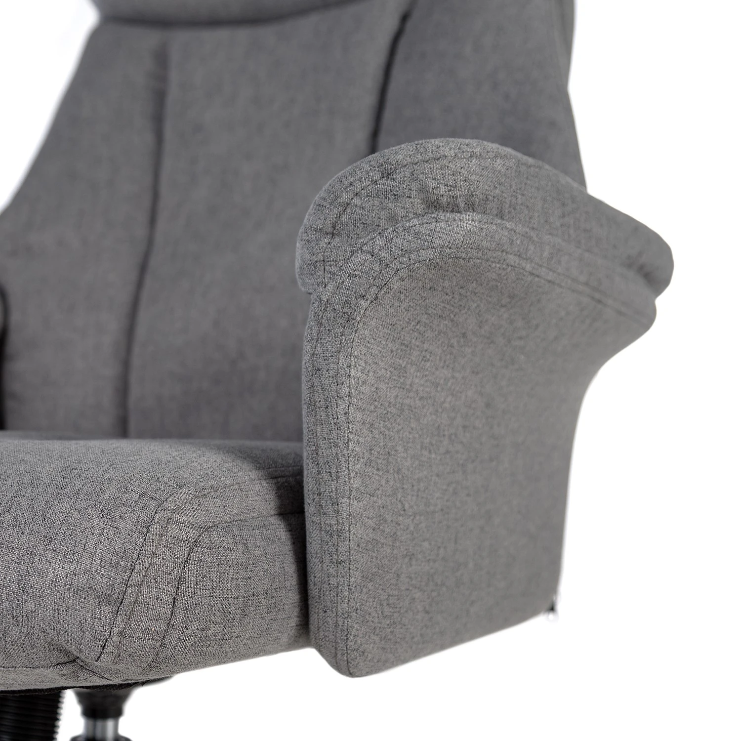 Furnitive Chaise de bureau Barking - Gris 14 Furnitive Chaise de bureau Barking - Gris â Image 12