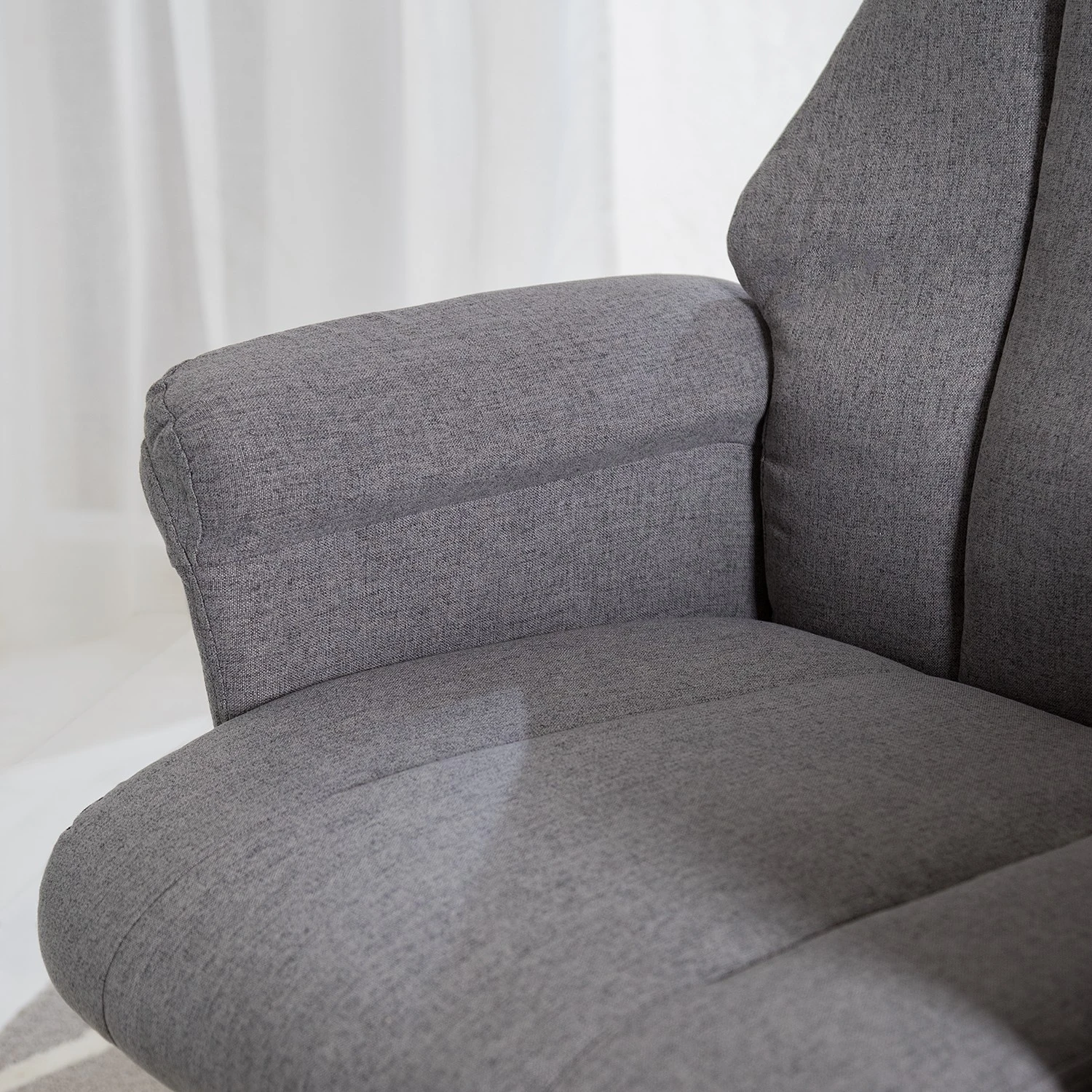 Furnitive Chaise de bureau Barking - Gris 5 Furnitive Chaise de bureau Barking - Gris â Image 3