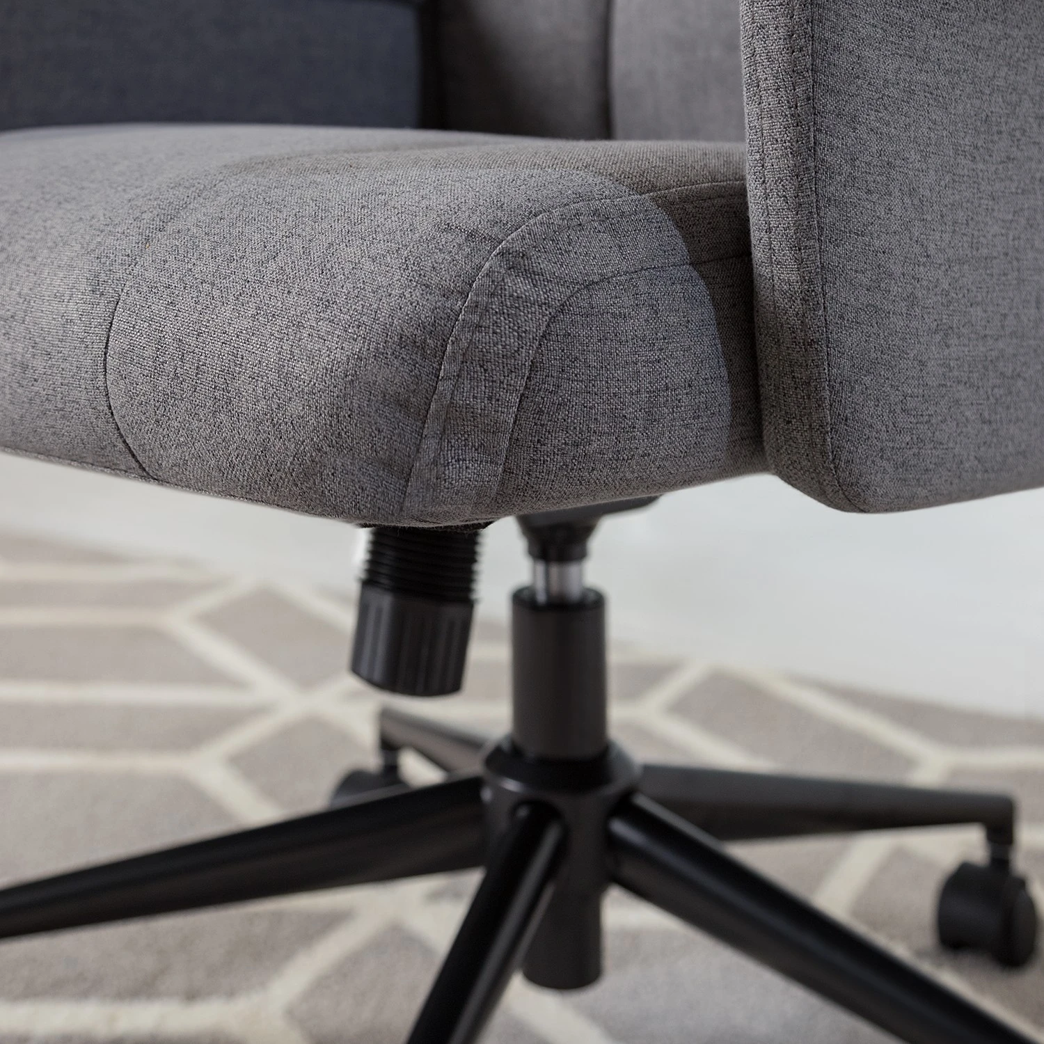 Furnitive Chaise de bureau Barking - Gris 6 Furnitive Chaise de bureau Barking - Gris â Image 4