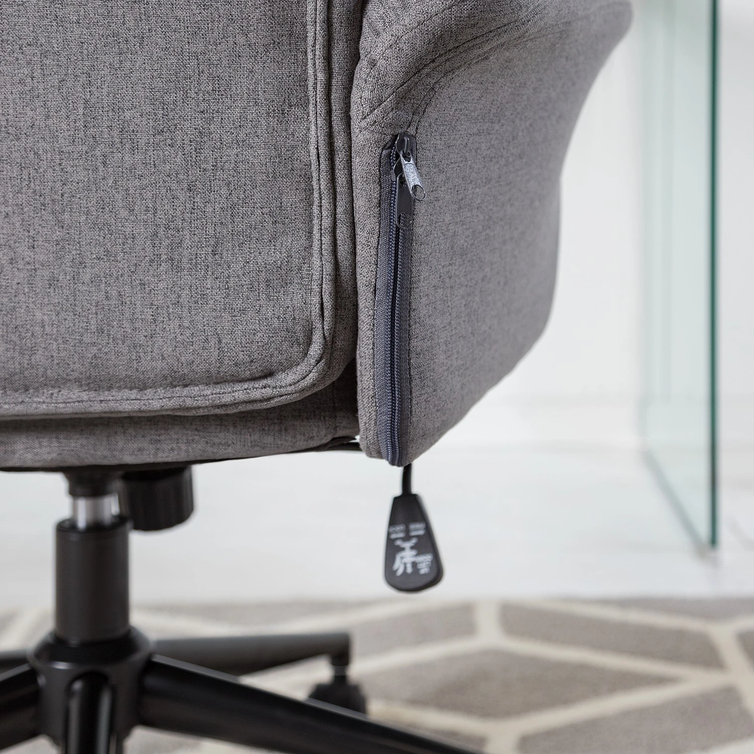 Furnitive Chaise de bureau Barking - Gris 7 Furnitive Chaise de bureau Barking - Gris â Image 5