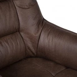 Furnitive Chaise de bureau Grately - Microfibre / Nylon - Marron / Noir -Chaises Soldes 1000218362 220330 050 DETAILS P000000001000218362