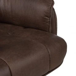 Furnitive Chaise de bureau Grately - Microfibre / Nylon - Marron / Noir -Chaises Soldes 1000218362 220330 066 DETAILS P000000001000218362