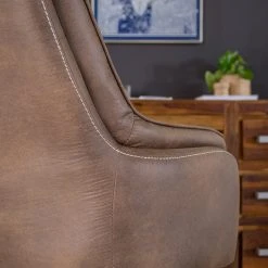 Furnitive Chaise de bureau Grately - Microfibre / Nylon - Marron / Noir -Chaises Soldes 1000218362 220623 024 MOOD DETAILS P000000001000218362 mood