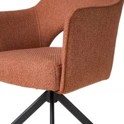 Fredriks Chaise à accoudoirs Tustin - Tissu / Métal - Marron rouille / Noir mat 43 Fredriks Chaise à accoudoirs Tustin - Tissu / Métal - Marron rouille / Noir mat -Chaises Soldes 1000218415 210303 08150900007 DETAILS P000000001000218415