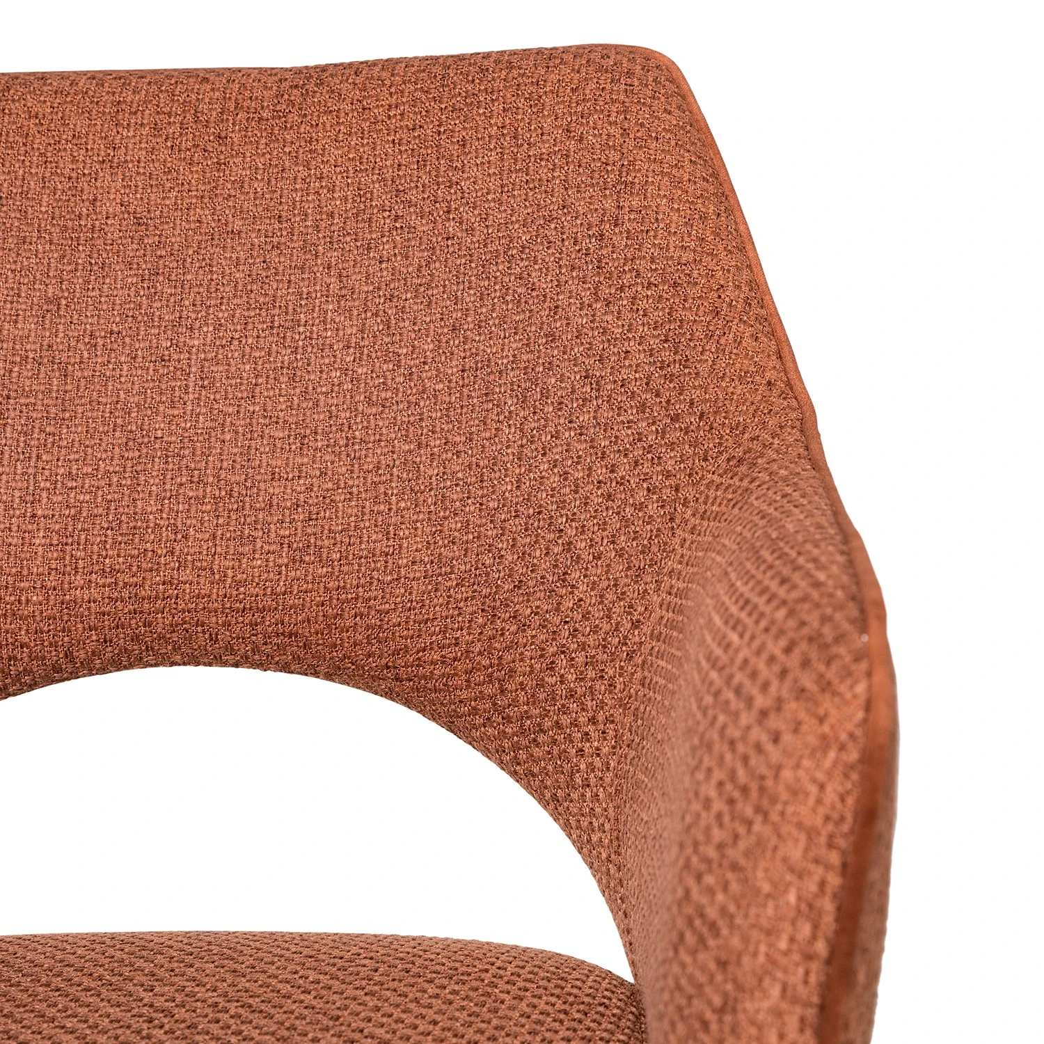 Fredriks Chaise à accoudoirs Tustin - Tissu / Métal - Marron rouille / Noir mat 23 Fredriks Chaise à accoudoirs Tustin - Tissu / Métal - Marron rouille / Noir mat – Image 21