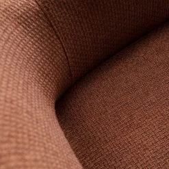 Fredriks Chaise à accoudoirs Tustin - Tissu / Métal - Marron rouille / Noir mat 33 Fredriks Chaise à accoudoirs Tustin - Tissu / Métal - Marron rouille / Noir mat -Chaises Soldes 1000218415 210311 12215300004 DETAILS P000000001000218415