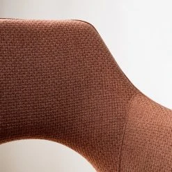 Fredriks Chaise à accoudoirs Tustin - Tissu / Métal - Marron rouille / Noir mat 36 Fredriks Chaise à accoudoirs Tustin - Tissu / Métal - Marron rouille / Noir mat -Chaises Soldes 1000218415 210311 12215300007 DETAILS P000000001000218415