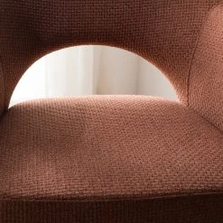 Fredriks Chaise à accoudoirs Tustin - Tissu / Métal - Marron rouille / Noir mat 37 Fredriks Chaise à accoudoirs Tustin - Tissu / Métal - Marron rouille / Noir mat -Chaises Soldes 1000218415 210311 12215300008 DETAILS P000000001000218415