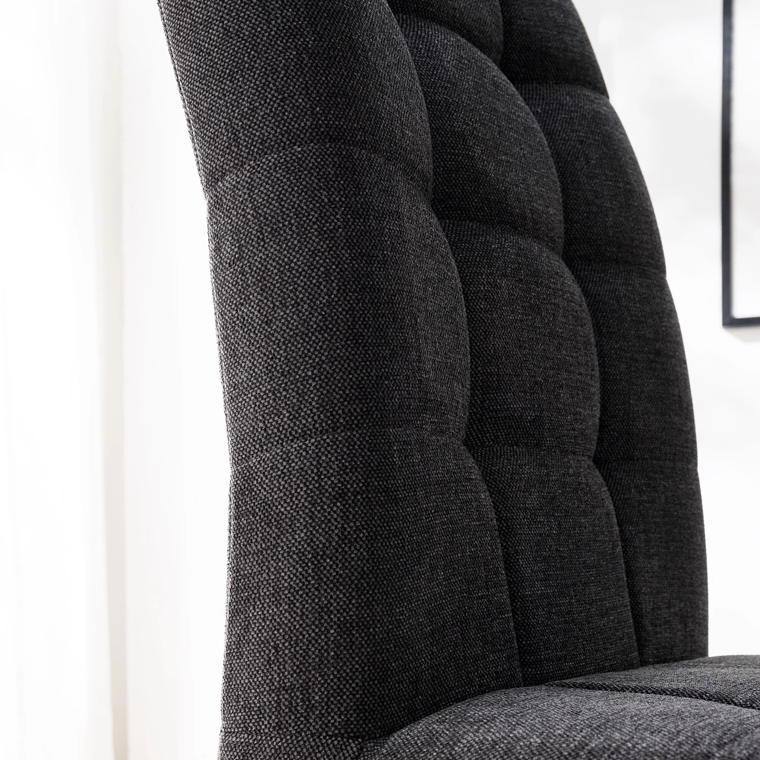 Ars manufacti Chaises cantilever Stawley I (lot de 2) - Tissage à plat / Acier inoxydable - Gris foncé / Acier inoxydable 12 Ars manufacti Chaises cantilever Stawley I (lot de 2) - Tissage à plat / Acier inoxydable - Gris foncé / Acier inoxydable – Image 10