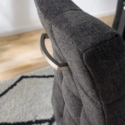 Ars manufacti Chaises cantilever Stawley I (lot de 2) - Tissage à plat / Acier inoxydable - Gris foncé / Acier inoxydable 29 Ars manufacti Chaises cantilever Stawley I (lot de 2) - Tissage à plat / Acier inoxydable - Gris foncé / Acier inoxydable -Chaises Soldes 1000218417 210224 13104100005 DETAILS P000000001000218417