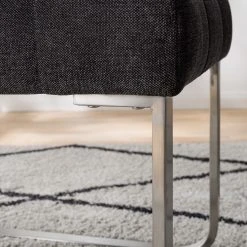 Ars manufacti Chaises cantilever Stawley I (lot de 2) - Tissage à plat / Acier inoxydable - Gris foncé / Acier inoxydable 31 Ars manufacti Chaises cantilever Stawley I (lot de 2) - Tissage à plat / Acier inoxydable - Gris foncé / Acier inoxydable -Chaises Soldes 1000218417 210224 13104100007 DETAILS P000000001000218417